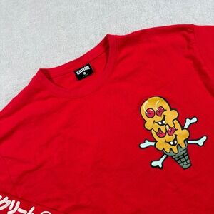 Vintage ICECREAM BBC Cones & Bones LS Shirt Red 2XL Pharrell